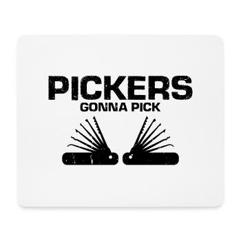 Lockpicking Lock Picking Unlock Service Designs - Mouse Pad (horizontal) - white - Front