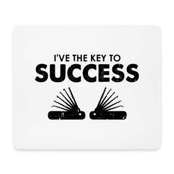 Master Key Locking Technician Lock Service - Mouse Pad (horizontal) - white - Front