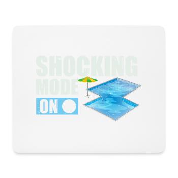 Conceptions de sauveteurs pour les techniciens de piscine - Tapis de souris (format paysage) - blanc - Devant