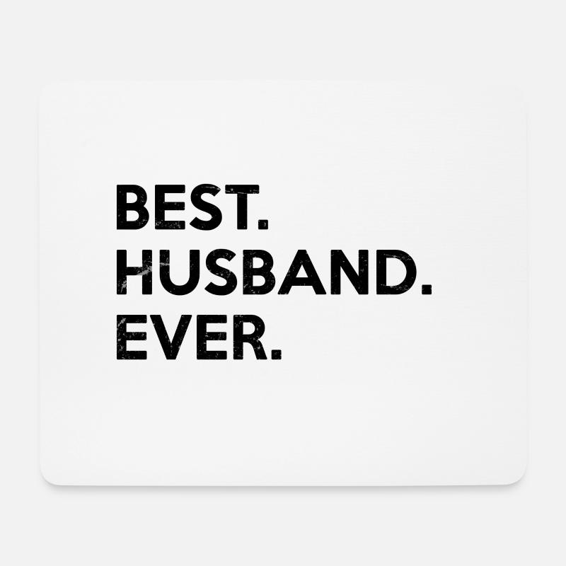 Bester Ehemann aller Zeiten. Geschenke für Super-Mann. Partner. - Mousepad (Querformat) - Weiß