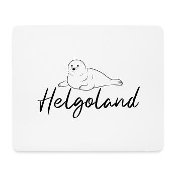 Helgoland Robbe - Mousepad (Querformat) - Weiß - Vorne