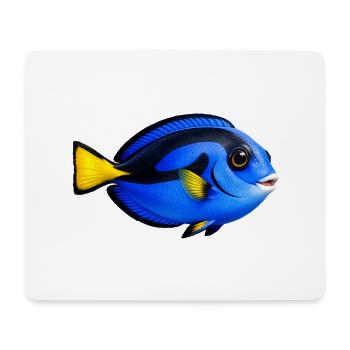 Doktorfisch bunt Meeresfisch - Mousepad (Querformat) - Weiß - Vorne
