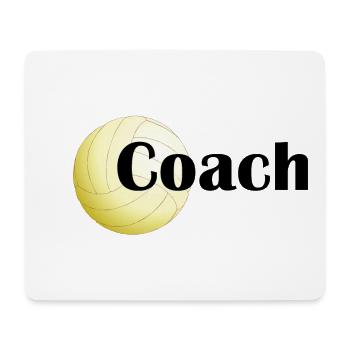 Volleyball logo original volleyball coach gift - Mouse Pad (horizontal) - white - Front