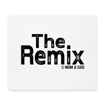Der Remix by mom & dad – Lustiges Kinder Design - Mousepad (Querformat) - Weiß - Vorne