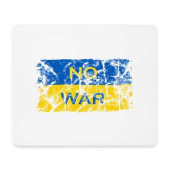 L’Ukraine flag No War - Tapis de souris (format paysage) - blanc - Devant
