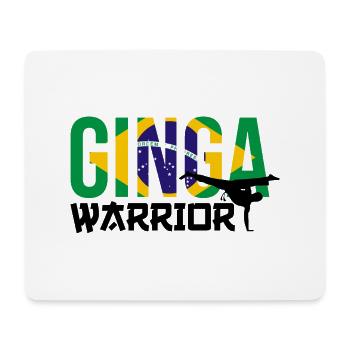 Arts martiaux brésiliens pour instruments de capoeira - Tapis de souris (format paysage) - blanc - Devant
