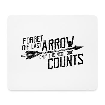 Bow and Arrow Archery Sport Archer S - Mouse Pad (horizontal) - white - Front