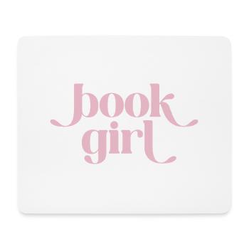 Buchgirl - Book Girl Retro - Mousepad (Querformat) - Weiß - Vorne