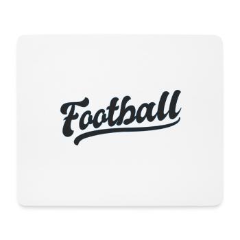 American Football Rugby Ballsport Lieblingssport - Mousepad (Querformat) - Weiß - Vorne