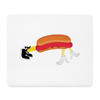 Hot Dog Bodybuilding Fitness Gym Geschenk - Mousepad (Querformat) - Weiß - Vorne