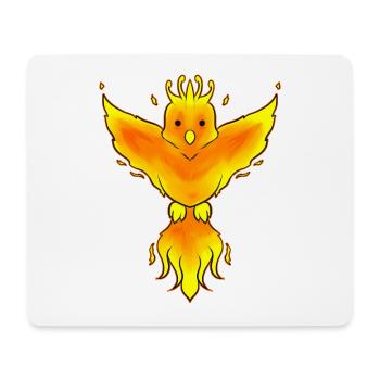 TINY PHOENIX - Sweet Phoenix Chick Flying - Tapis de souris (format paysage) - blanc - Devant