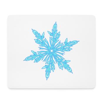 Cristal de glace - Tapis de souris (format paysage) - blanc - Devant