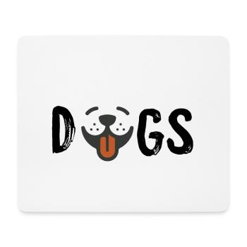 Dog dogs muzzle dog love dog friend animal - Mouse Pad (horizontal) - white - Front