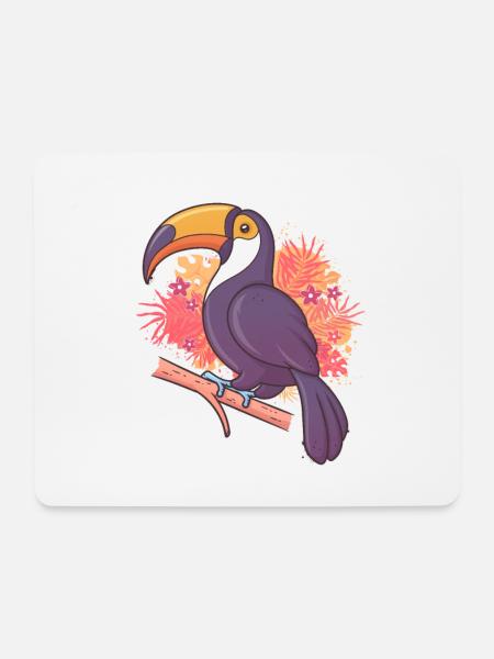 Toucan - Mouse Pad (horizontal) - white
