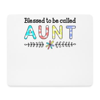 Blessed To Be Called Aunt - Mouse Pad (horizontal) - white - Front