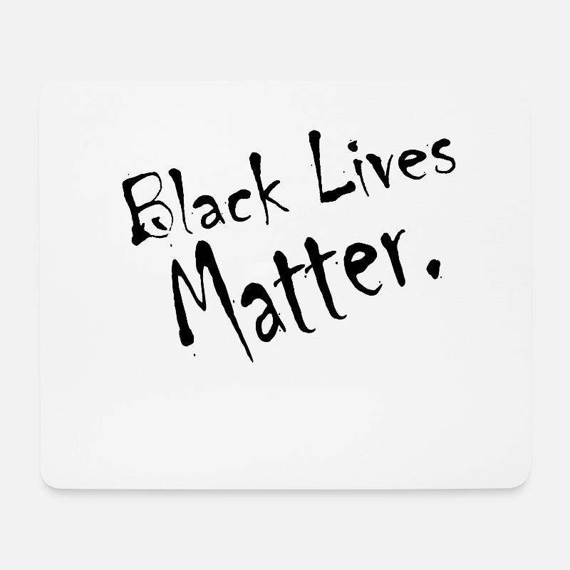 Black lives matter - Tapis de souris (format paysage) - blanc