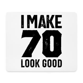 70 Jahre altes Geschenk | 70. Geburtstagsgeschenkideen - Mousepad (Querformat) - Weiß - Vorne