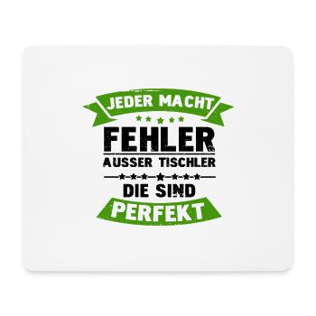 Tischler werden nicht aelter - Mousepad (Querformat) - Weiß - Vorne