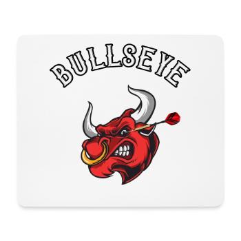 Bullseye dartfan's dart eye - Mouse Pad (horizontal) - white - Front