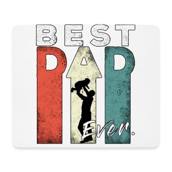 Best Dad Ever Retro Best Dad Expectant Dad - Mouse Pad (horizontal) - white - Front