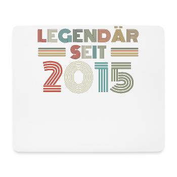 Legendär Seit 2015 6. Geburtstag Kindergeburtstag - Mousepad (Querformat) - Weiß - Vorne
