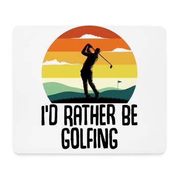 Golf Golfspieler Golfer Vintage Golfclub Geschenk - Mousepad (Querformat) - Weiß - Vorne