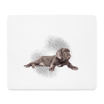 Schön Schöner Mein Cane Corso - Mousepad (Querformat) - Weiß - Vorne