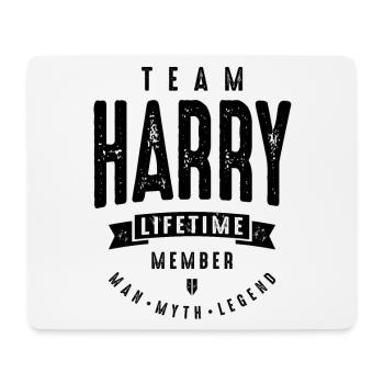 Team Harry Lifetime Member Funny Personalized - Mouse Pad (horizontal) - white - Front