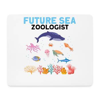 Future Zooologist Zooology Marine Biologist Sea - Mouse Pad (horizontal) - white - Front