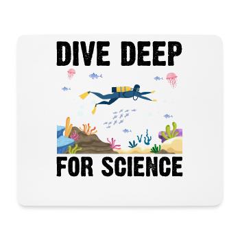 Diving Diver Scientist Marine Biologist Ozea - Mouse Pad (horizontal) - white - Front