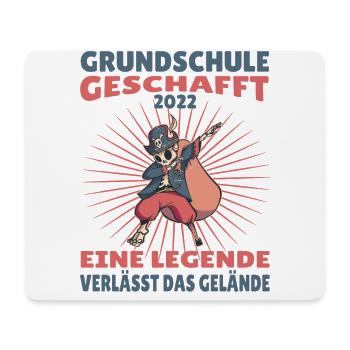 Grundschule Geschafft 2022 Legende Verlässt das - Mousepad (Querformat) - Weiß - Vorne