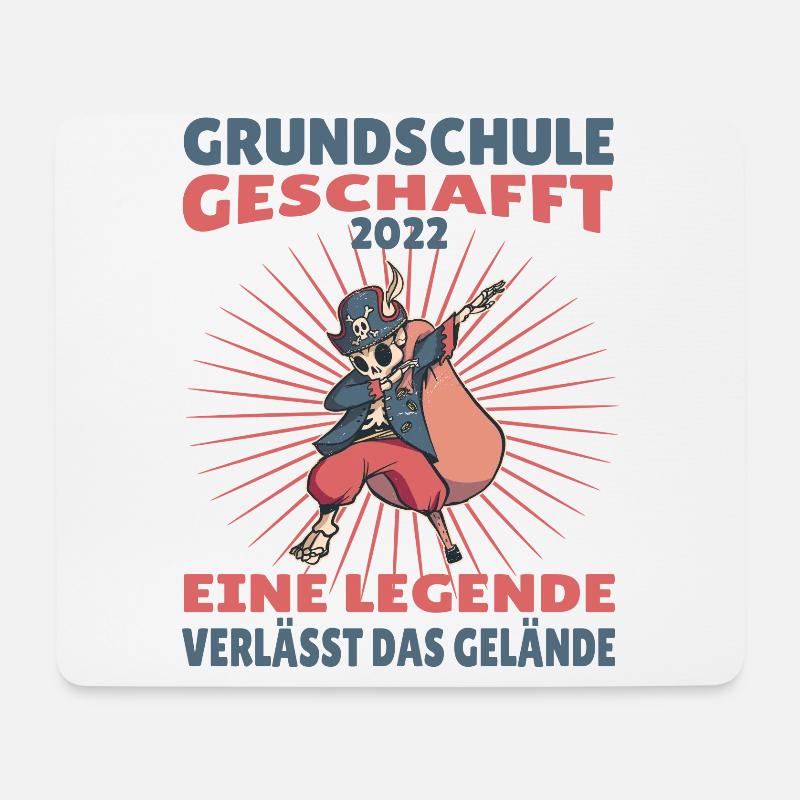 Grundschule Geschafft 2022 Legende Verlässt das - Mousepad (Querformat) - Weiß