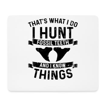 Paleontologist Designs Fossil Hunter Student - Mouse Pad (horizontal) - white - Front