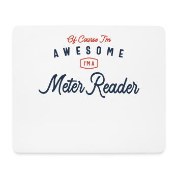 Zählerableser Job Beruf Geburtstagsarbeiter - Mousepad (Querformat) - Weiß - Vorne