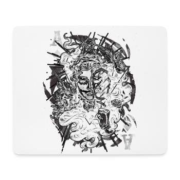 Okkult Goth Gothic Punk Grunge - Mousepad (Querformat) - Weiß - Vorne