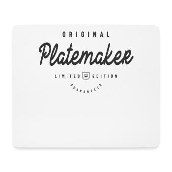 Platemaker Funny Job Title Profession Birthday - Mouse Pad (horizontal) - white - Front