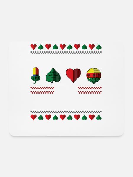 Frag mich alles über Schafkopf - Mousepad (Querformat) - Weiß