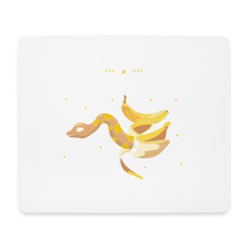 King python design for snake lovers - Mouse Pad (horizontal) - white - Front