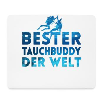 Apnoetaucher Freitaucher Freediver Scuba Taucher - Mousepad (Querformat) - Weiß - Vorne