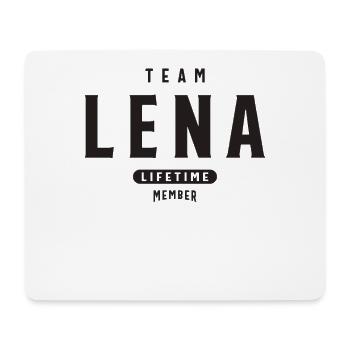 Team Lena Lifetime Member Personalized Name - Mouse Pad (horizontal) - white - Front