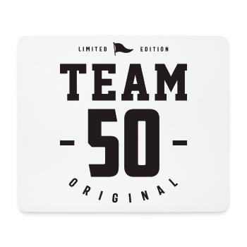Team 50 Years Original - 50th Birthday - Mouse Pad (horizontal) - white - Front