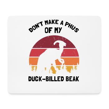 Paleontology Teacher and Parasaurolophus Motif - Mouse Pad (horizontal) - white - Front