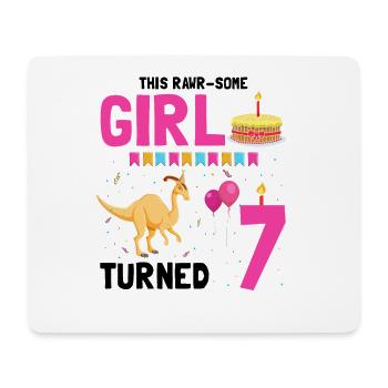 Parasaurolophus Boys Design Birthday Party - Mouse Pad (horizontal) - white - Front