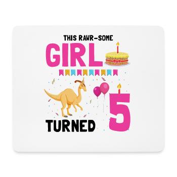 Parasaurolophus Boys Design Birthday Party - Mouse Pad (horizontal) - white - Front