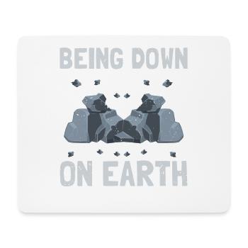 Edelstein Sammler und Edelsteinforschung - Mousepad (Querformat) - Weiß - Vorne