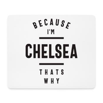 Chelsea Personalized Name - Mouse Pad (horizontal) - white - Front
