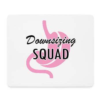 Magenoperation Design für Magenbypass Patient - Mousepad (Querformat) - Weiß - Vorne