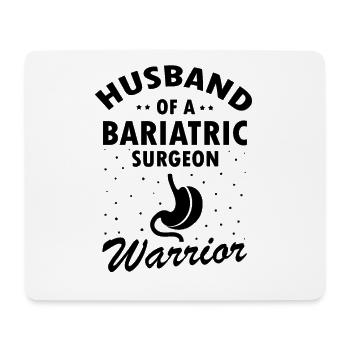 Magenoperation Design für Magenbypass Patient - Mousepad (Querformat) - Weiß - Vorne