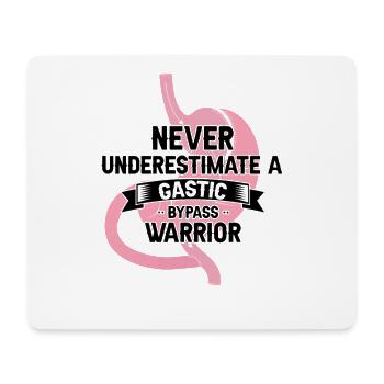 Magenoperation Design für Magenbypass Patient - Mousepad (Querformat) - Weiß - Vorne