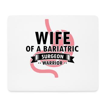 Magenbypass und Magenbypass Operation Design - Mousepad (Querformat) - Weiß - Vorne